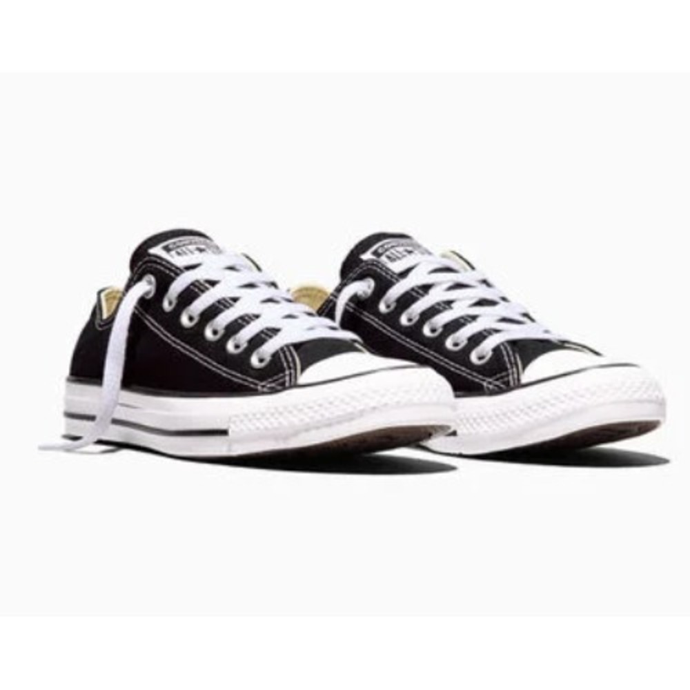 Converse Chuck Taylor All Star Low Top Sneakers Black Size 1.5 - Picture 6 of 7
